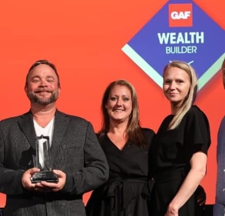 kirk kupsky irestore stl owner recieving gaf certification