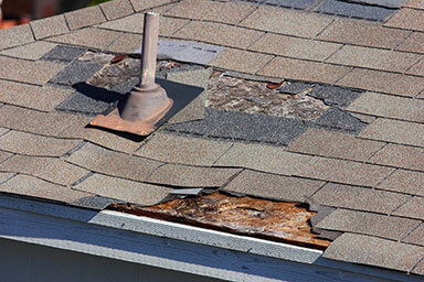 Storm Damaged Roof Repair